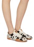 Figure View - Click To Enlarge - ADIDAS - Taekwondo Mei Low Top Leather Women's Sneakers