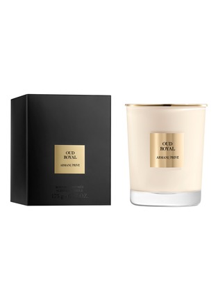 Main View - Click To Enlarge - GIORGIO ARMANI BEAUTY - Armani/Privé Oud Royal Scented Candle 175g