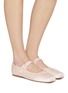 Figure View - Click To Enlarge - EQUIL - Cairo Satin Mary Jane Flats