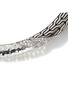  - JOHN HARDY - Classic Chain Sterling Silver Diamond Pavé Hammered Twisted Cuff — Size M