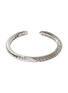 Main View - Click To Enlarge - JOHN HARDY - Classic Chain Sterling Silver Diamond Pavé Hammered Twisted Cuff — Size M