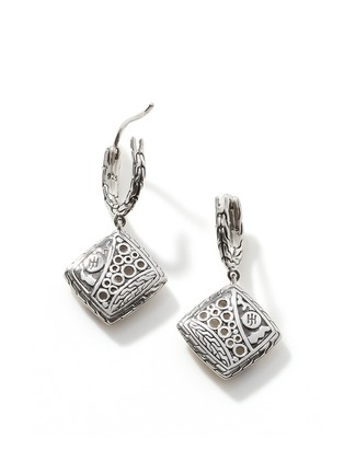 Detail View - Click To Enlarge - JOHN HARDY - Classic Chain Sterling Silver Sapphire Drop Earrings