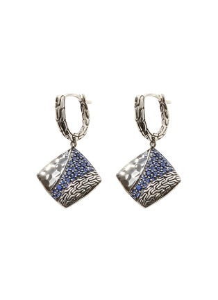 Main View - Click To Enlarge - JOHN HARDY - Classic Chain Sterling Silver Sapphire Drop Earrings