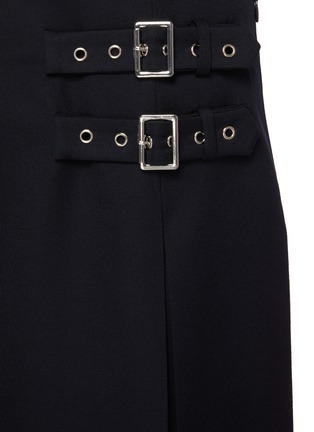  - WE11DONE - Belted Wool Mini Skirt