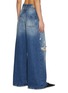 Back View - Click To Enlarge - WE11DONE - Distressed Medium Wash Denim Jeans