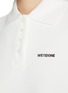  - WE11DONE - Cropped Polo Shirt