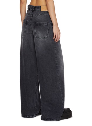 Back View - Click To Enlarge - WE11DONE - Oversized Medium Wash Denim Jeans