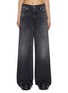 Main View - Click To Enlarge - WE11DONE - Oversized Medium Wash Denim Jeans