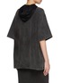 Back View - Click To Enlarge - WE11DONE - Lace Hood Graphic Print T-Shirt