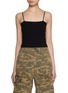 Main View - Click To Enlarge - WE11DONE - Tight Knit Bustier Tank Top