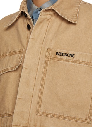  - WE11DONE - Cropped Cotton Work Jacket