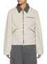 Main View - Click To Enlarge - TONYWACK - Corduroy Collar Cotton Work Jacket