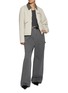 Figure View - Click To Enlarge - TONYWACK - Corduroy Collar Cotton Work Jacket