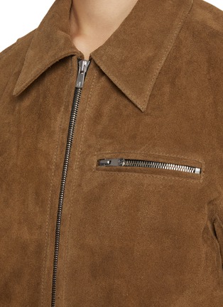  - TONYWACK - Suede Zip Up Blouson Jacket