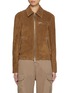 Main View - Click To Enlarge - TONYWACK - Suede Zip Up Blouson Jacket