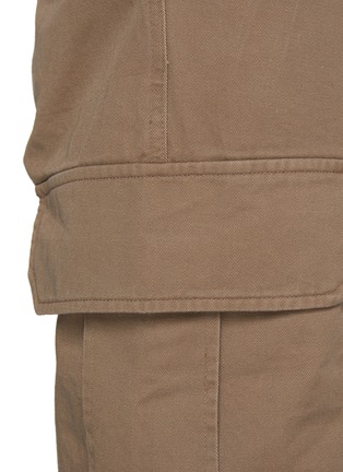  - TONYWACK - Washed Cotton Flared Leg Cargo Pants