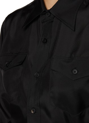  - TONYWACK - Double Pocket Silk Shirt