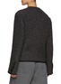 Back View - Click To Enlarge - TONYWACK - Collarless Wool Blend Blouson Jacket