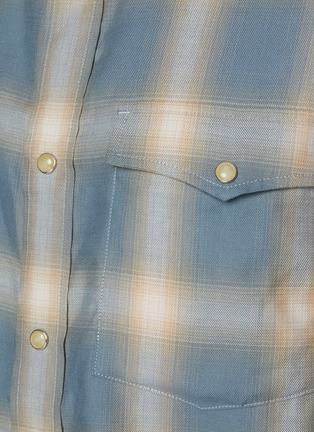  - TONYWACK - Checkered Cotton Blend Western Shirt