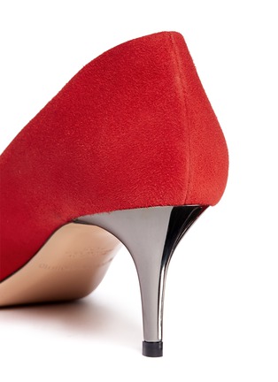 Detail View - Click To Enlarge - GIORGIO ARMANI BEAUTY - V-throat suede pumps