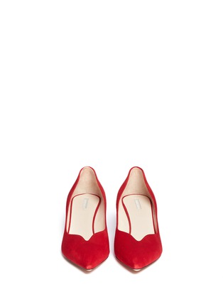 Figure View - Click To Enlarge - GIORGIO ARMANI BEAUTY - V-throat suede pumps