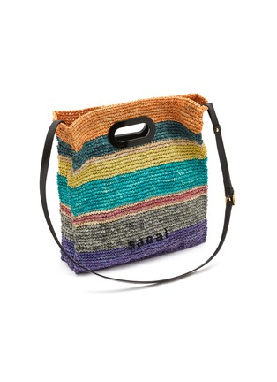 Detail View - Click To Enlarge - SACAI - Medium Raffia New Shopper Bag