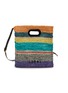 Main View - Click To Enlarge - SACAI - Medium Raffia New Shopper Bag