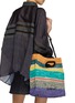 Figure View - Click To Enlarge - SACAI - Medium Raffia New Shopper Bag