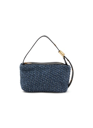 Main View - Click To Enlarge - SACAI - Punched Denim Pochette Bag