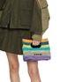 Front View - Click To Enlarge - SACAI - Small Raffia New Shopper Bag