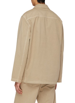 Back View - Click To Enlarge - LEMAIRE - Garment Dyed Denim Workwear Blazer