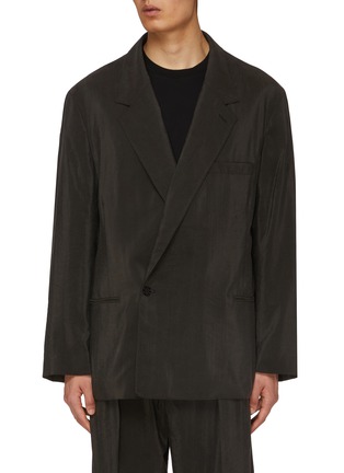 Main View - Click To Enlarge - LEMAIRE - Double Breasted Silk Blazer