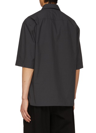Back View - Click To Enlarge - LEMAIRE - Convertible Cotton Poplin Shirt