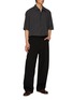 Figure View - Click To Enlarge - LEMAIRE - Convertible Cotton Poplin Shirt