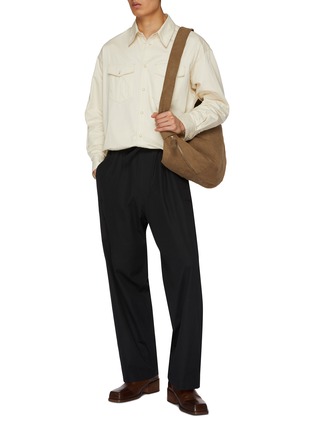 Figure View - Click To Enlarge - LEMAIRE - Pyjama Cotton Poplin Shirt