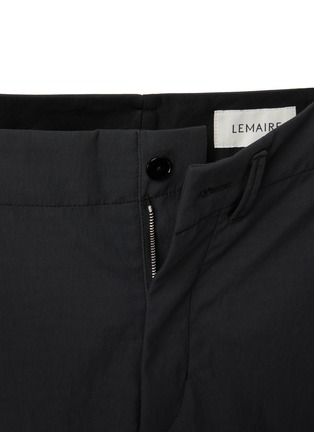 Detail View - Click To Enlarge - LEMAIRE - Tumbled Cotton Blend Carrot Pants