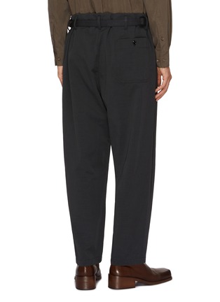 Back View - Click To Enlarge - LEMAIRE - Tumbled Cotton Blend Carrot Pants