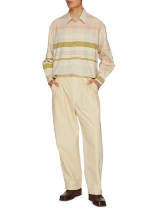 Figure View - Click To Enlarge - LEMAIRE - School Check Cotton Shirt