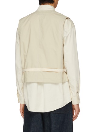 Back View - Click To Enlarge - LEMAIRE - Technical Water Repellent Cotton Gilet