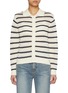 Main View - Click To Enlarge - DUNST - Unisex Open Collar Cotton Cardigan