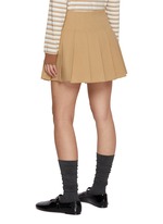 【THE MOZZ】Oden Pintuck Pleated Skirt DUNST | Side Buckle Pleated Mini Skirt | Women | Lane Crawford