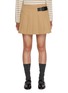 Main View - Click To Enlarge - DUNST - Side Buckle Pleated Mini Skirt