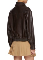 DUNST | Unisex Leather Blouson Jacket | Women | Lane Crawford