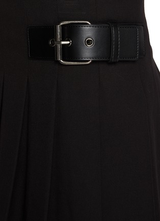  - DUNST - Side Buckle Pleated Mini Skirt