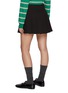 Back View - Click To Enlarge - DUNST - Side Buckle Pleated Mini Skirt