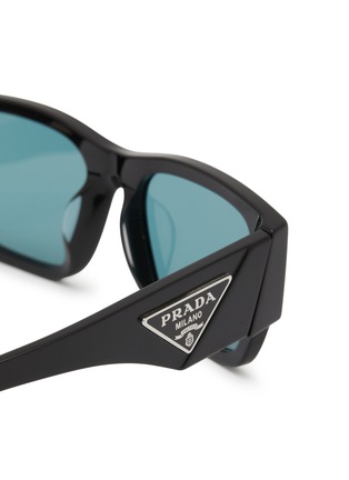 Detail View - Click To Enlarge - PRADA - Acetate Pillow Sunglasses