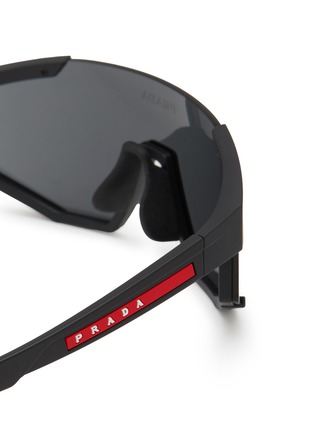 Detail View - Click To Enlarge - PRADA - Acetate Rectangle Sunglasses