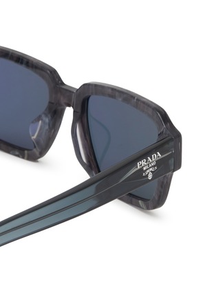 Detail View - Click To Enlarge - PRADA - Acetate Square Sunglasses