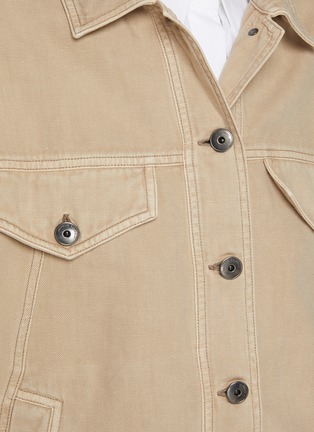  - BRUNELLO CUCINELLI - Dyed Cotton Linen Workwear Jacket