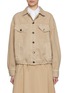 Main View - Click To Enlarge - BRUNELLO CUCINELLI - Dyed Cotton Linen Workwear Jacket